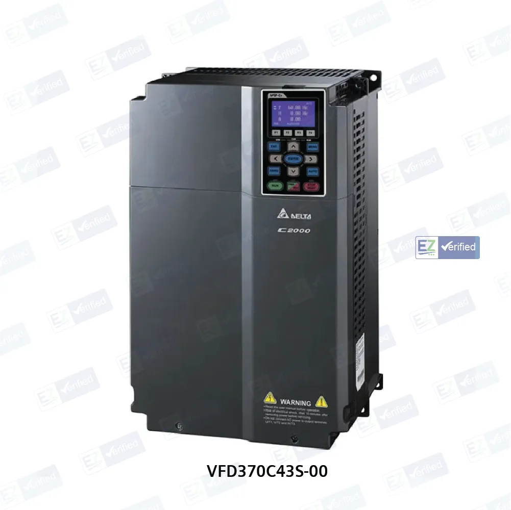 Delta C2000 Series VFD, 3 Phase, 460 V AC, 37 kW / 50 HP, DC Choke, Inbuilt PLC, LCD Display Unit