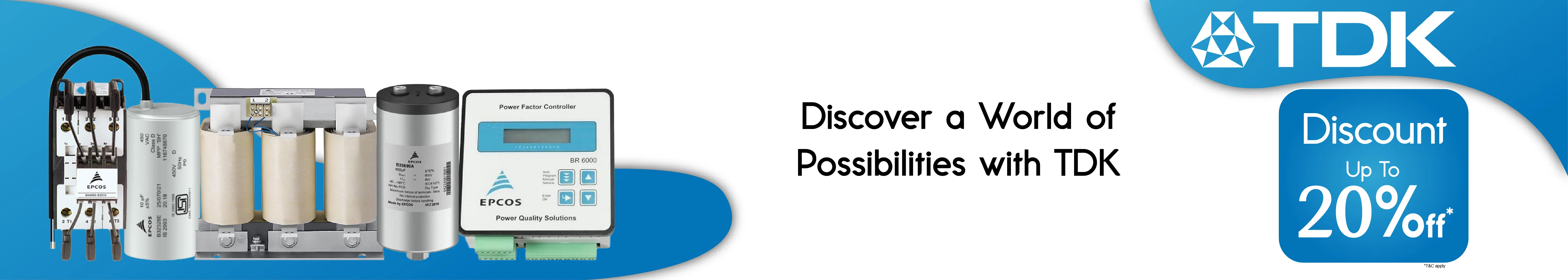 Buy TDK Epcos Electrical Products at Online in India |Eleczo.com